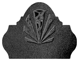 DARAY L 602 BK SH BK Black Sunburst Shimmer Black Background